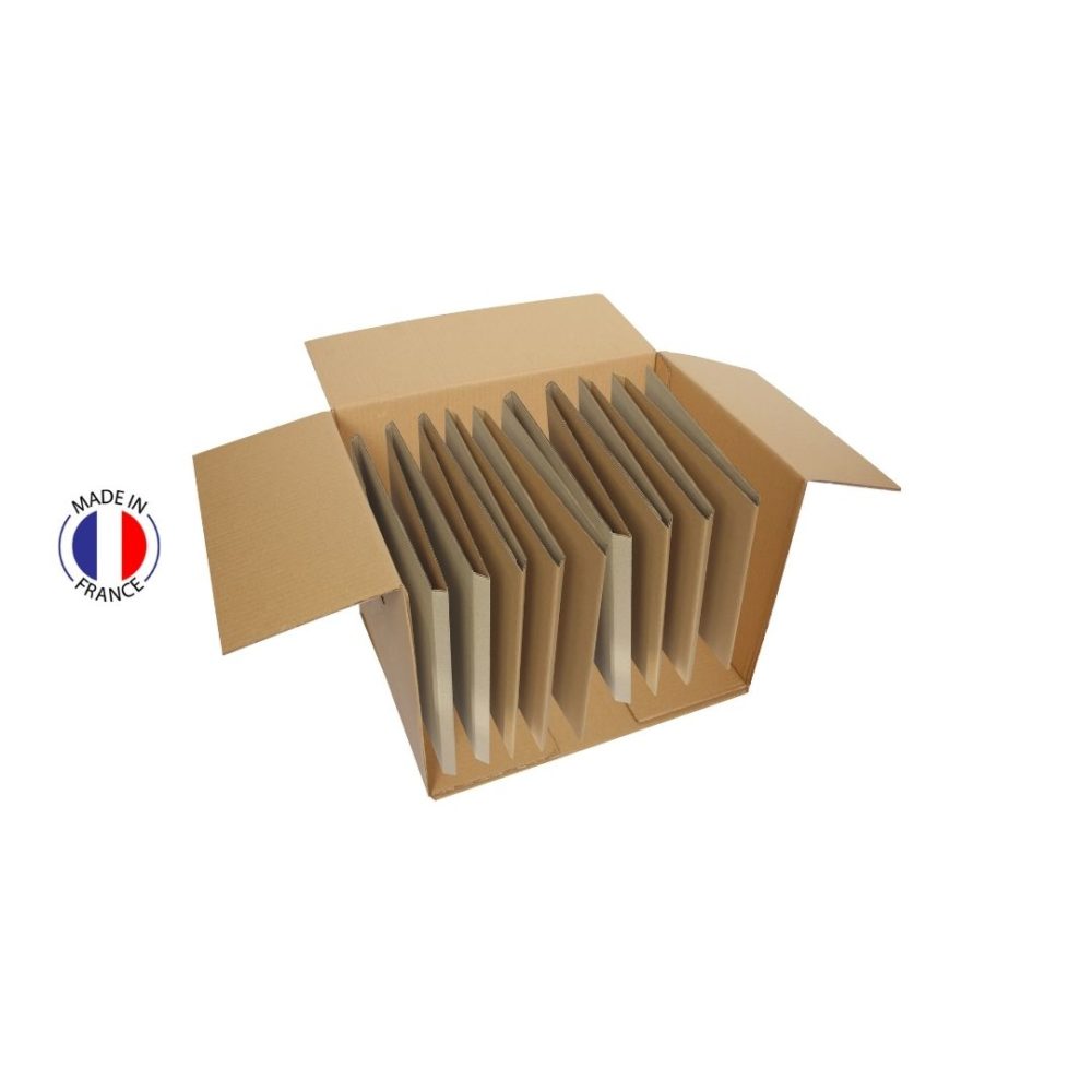 Croisillons de séparation pour assiettes - Carton de déménagement vaisselle.