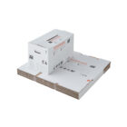 Carton de stockage robuste mesurant 55 x 30 x 30 cm, idéal pour emballer et organiser divers articles lors de déménagements ou de rangement.