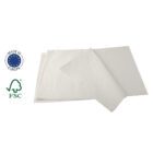 Lot de 100 feuilles de papier de soie blanc pour emballage, décoration et événements.